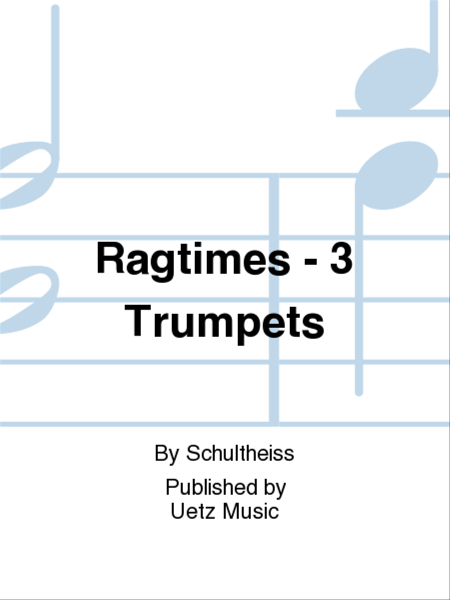 Ragtimes - 3 Trumpets Trumpet Trio scores gallery preview page 1