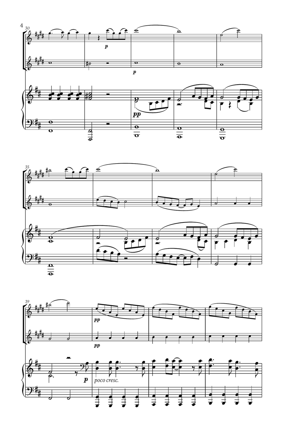 Mary, Did You Know? Woodwind Duet scores gallery preview page 4