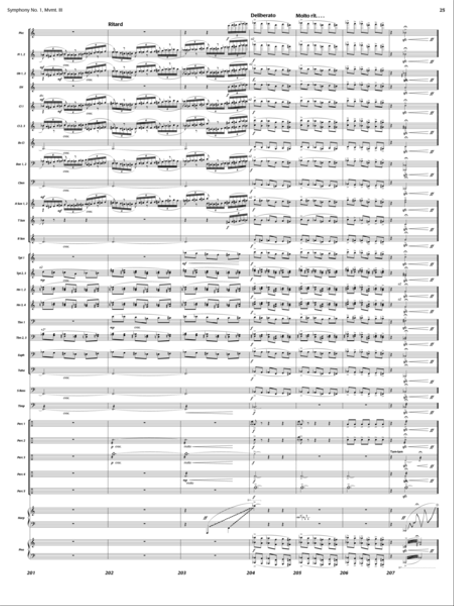 And the Earth Trembled (Symphony 1, New Day Rising, Mvt. III) Concert Band scores gallery preview page 24