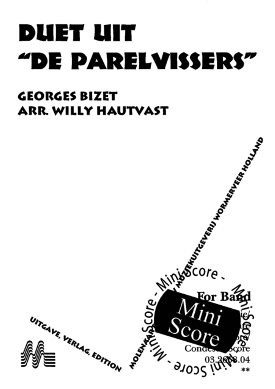 Duet uit de Parelvissers Concert Band scores gallery preview page 3