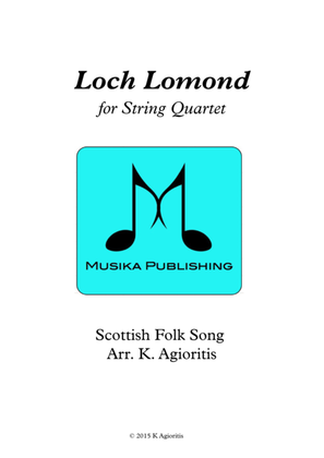 Book cover for Loch Lomond - for String Quartet
