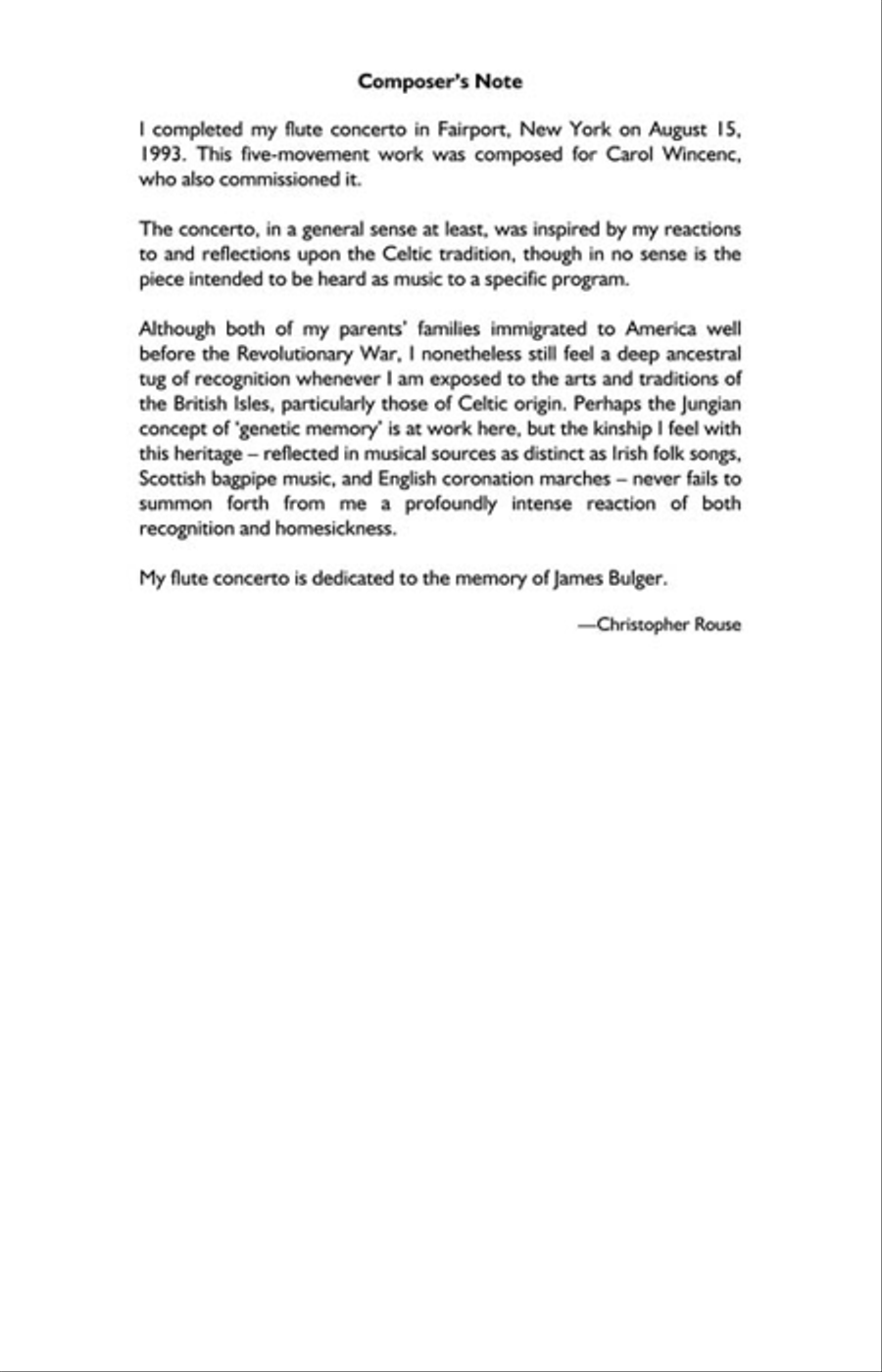 Flute Concerto Orchestra scores gallery preview page 4