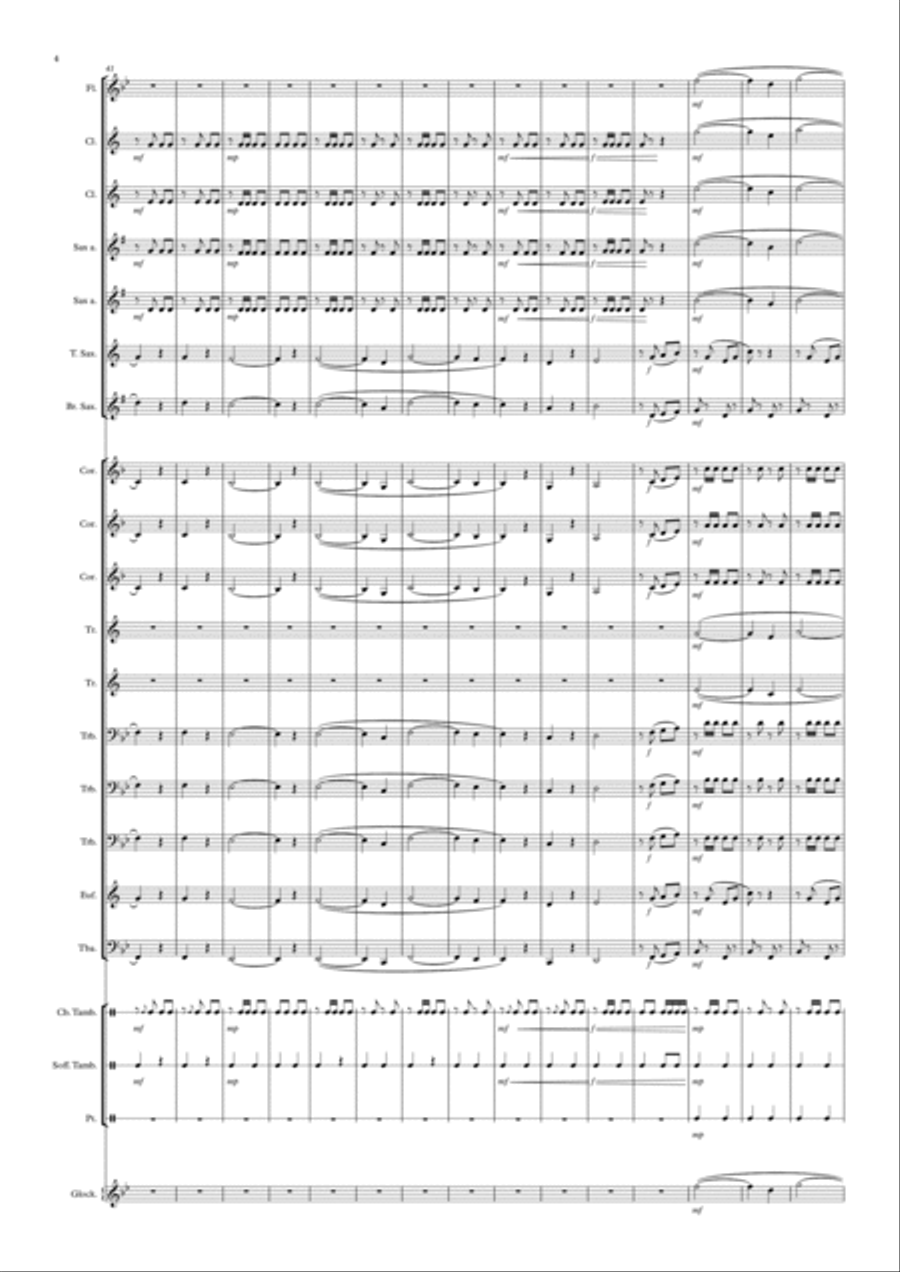 L'Amaca L'Amaca Marching Band scores gallery preview page 4