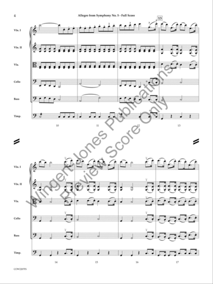 Allegro String Orchestra scores gallery preview page 3