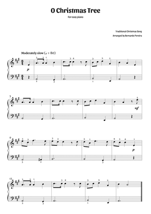 Book cover for O Christmas Tree (easy piano – A major)
