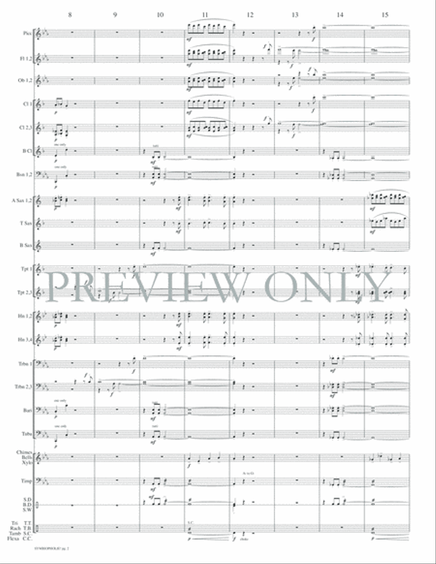 Symbiopholie! Symbiopholie! Concert Band scores gallery preview page 5