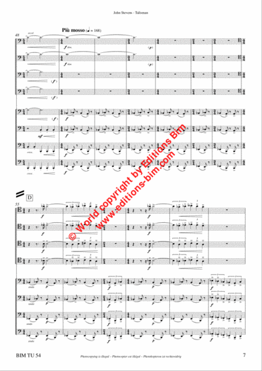 Talisman Talisman Euphonium scores gallery preview page 6