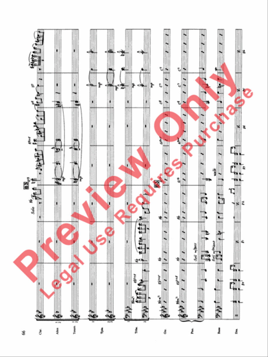 Original Big Band Sounds Big Band scores gallery preview page 67