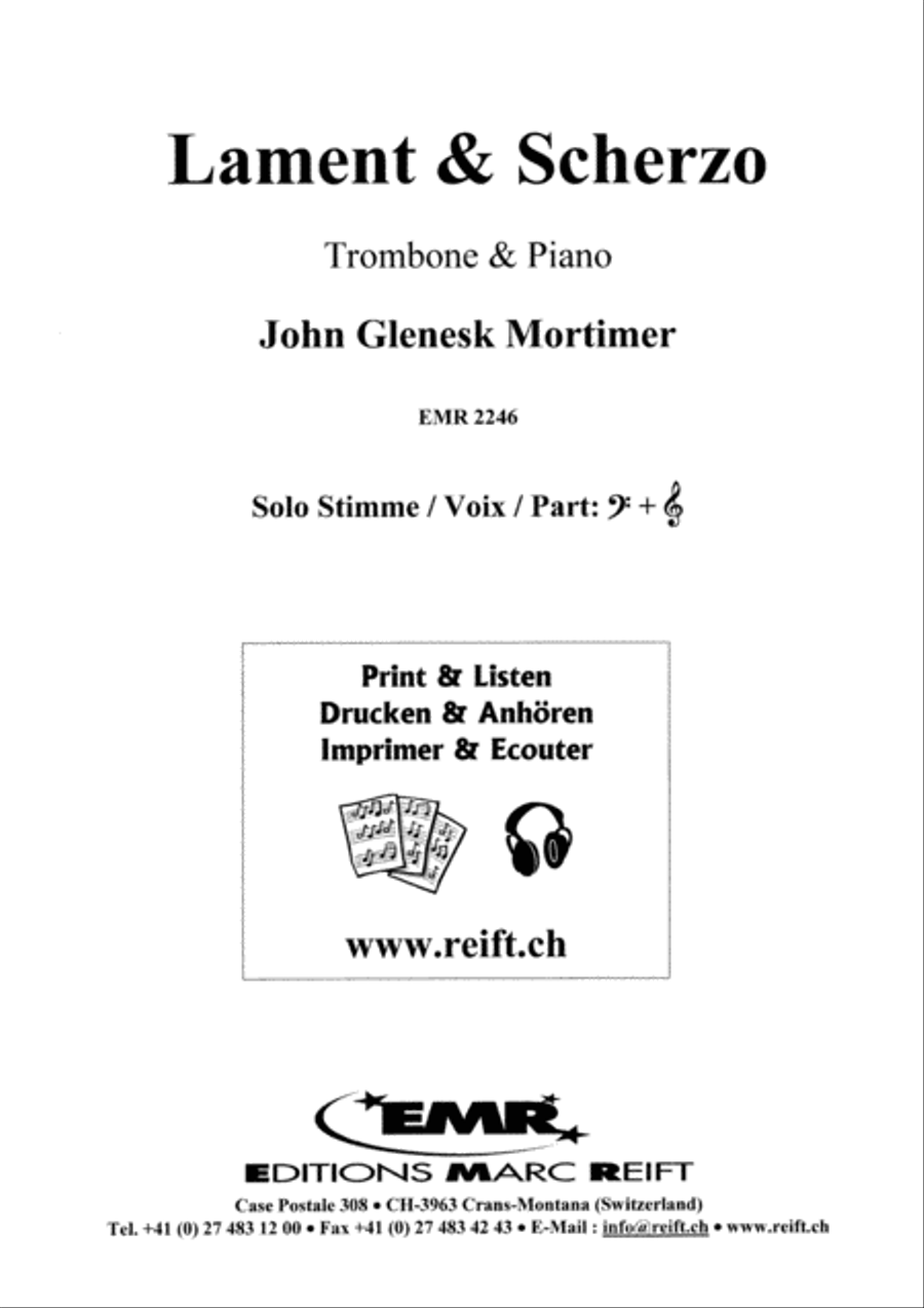 Lament & Scherzo Piano Accompaniment scores gallery preview page 2