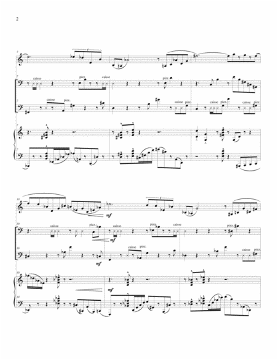 Quartet Small Ensemble scores gallery preview page 4