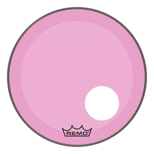 Powerstroke® P3 Colortone™ Pink Skyndeep® Drumhead with 5″ Offset Hole