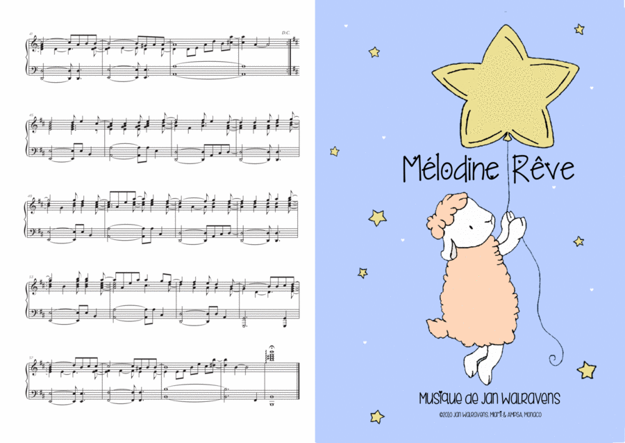 Mélodine rêve Piano Solo scores gallery preview page 1