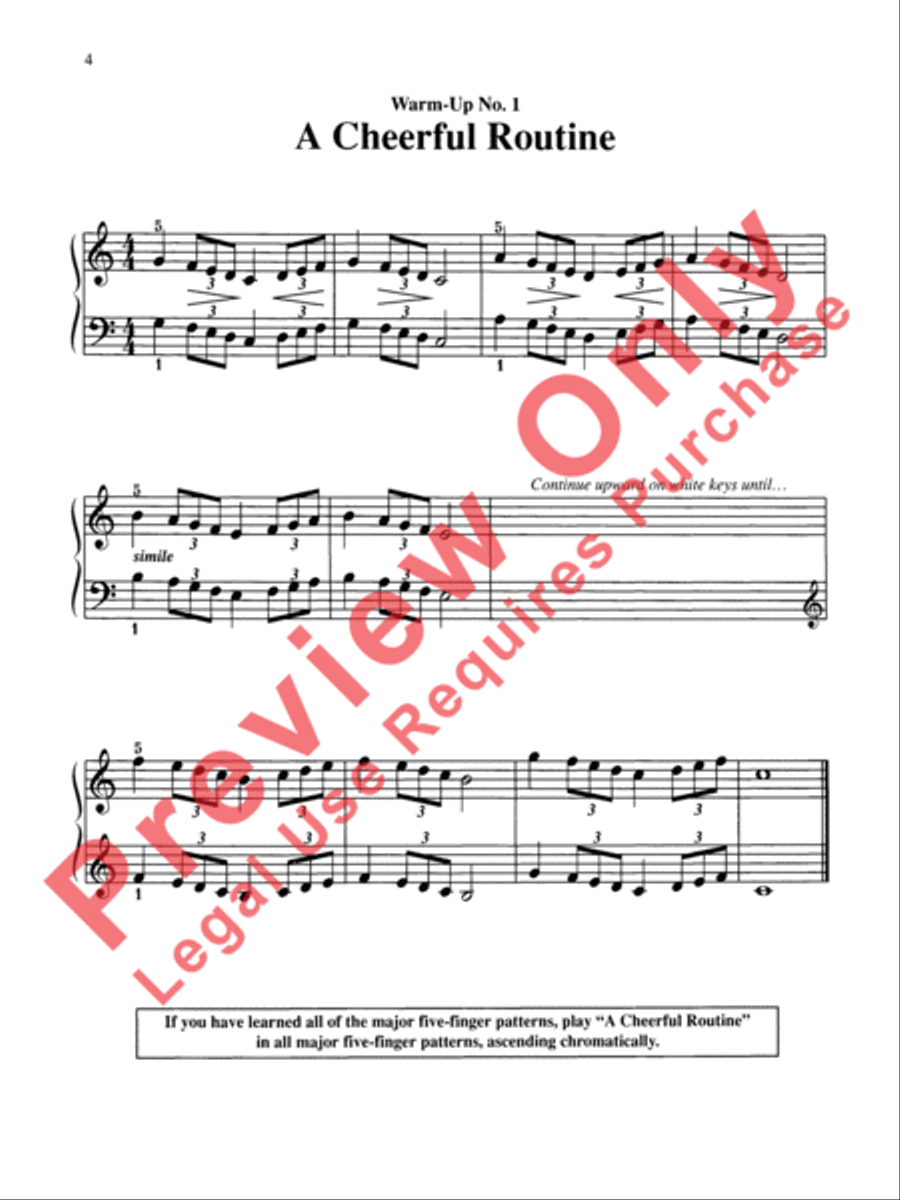 Masterwork Technical Skills Piano Method scores gallery preview page 5