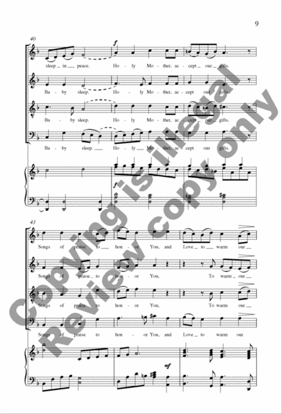 A Christmas Scene A Christmas Scene 4-Part scores gallery preview page 16