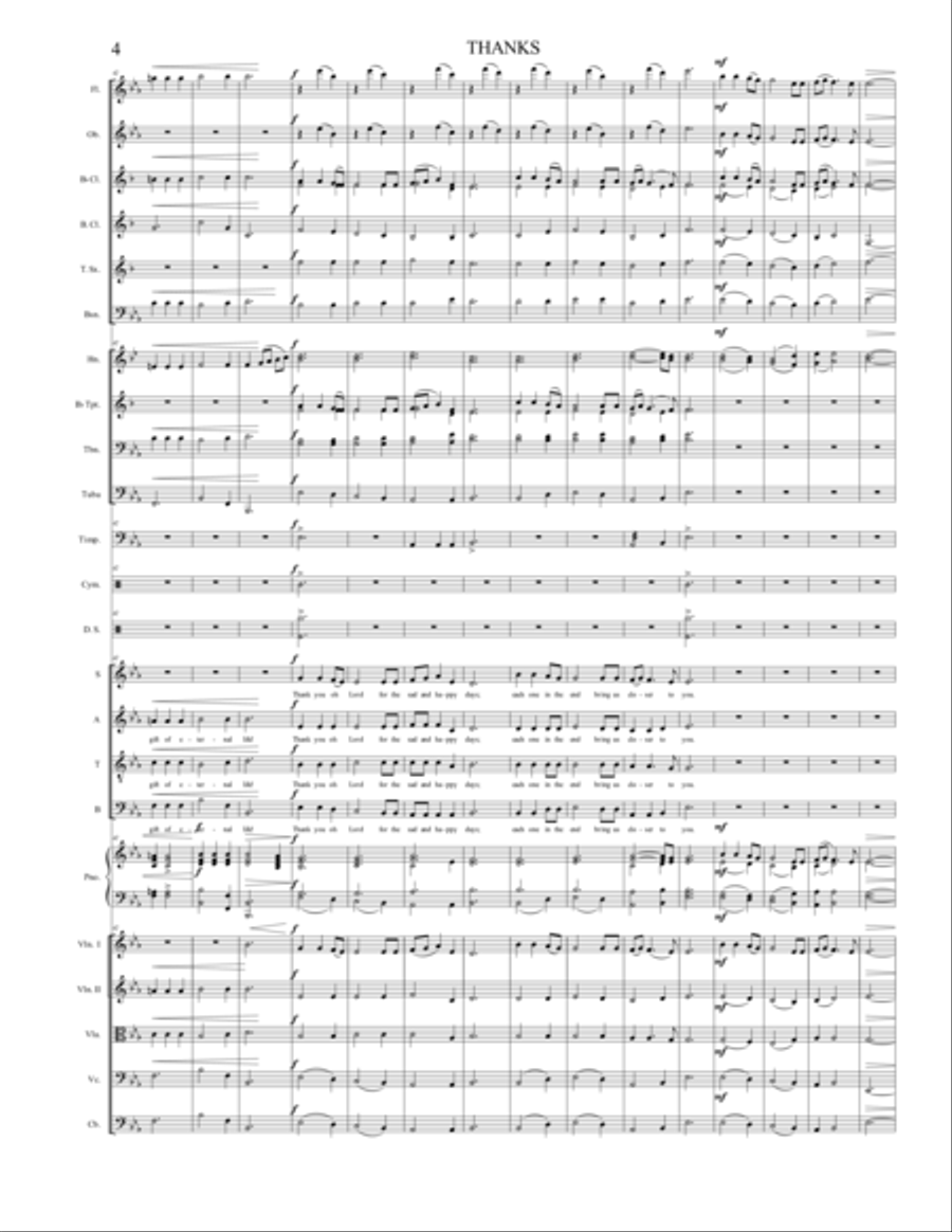 Thanks Choir scores gallery preview page 4