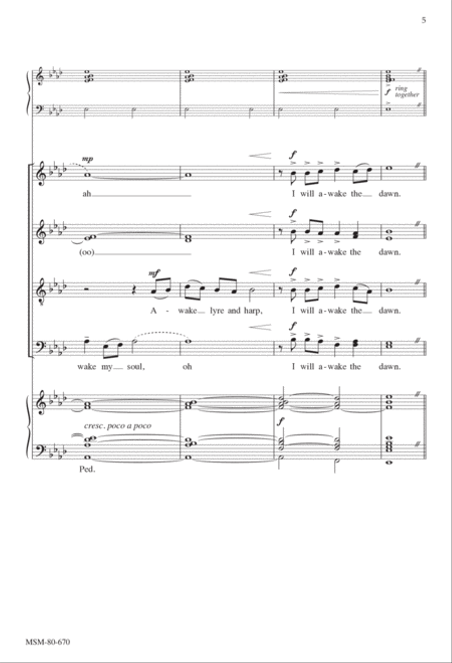 My Heart Is Ready 4-Part scores gallery preview page 3