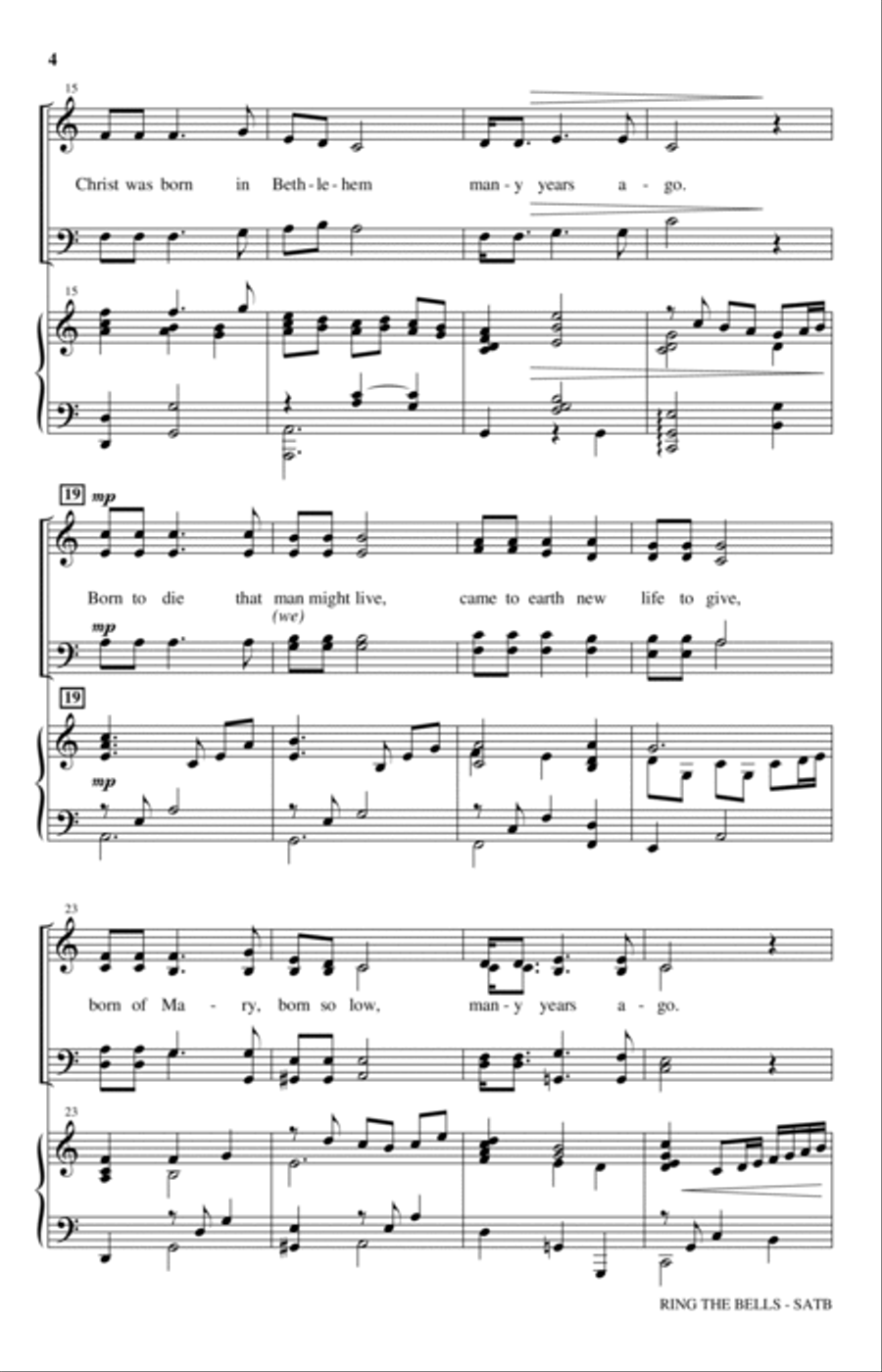 Ring The Bells Ring The Bells 4-Part scores gallery preview page 2
