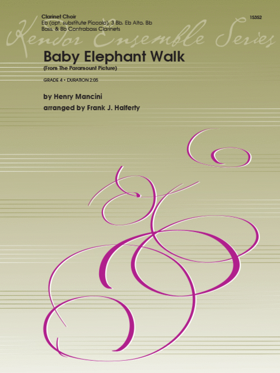 Henry Mancini: Baby Elephant Walk (From The Paramount Picture Hatari!)