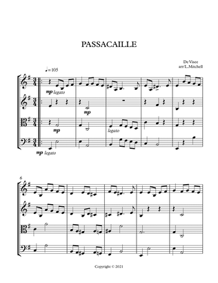 Book cover for PASSACAILLE