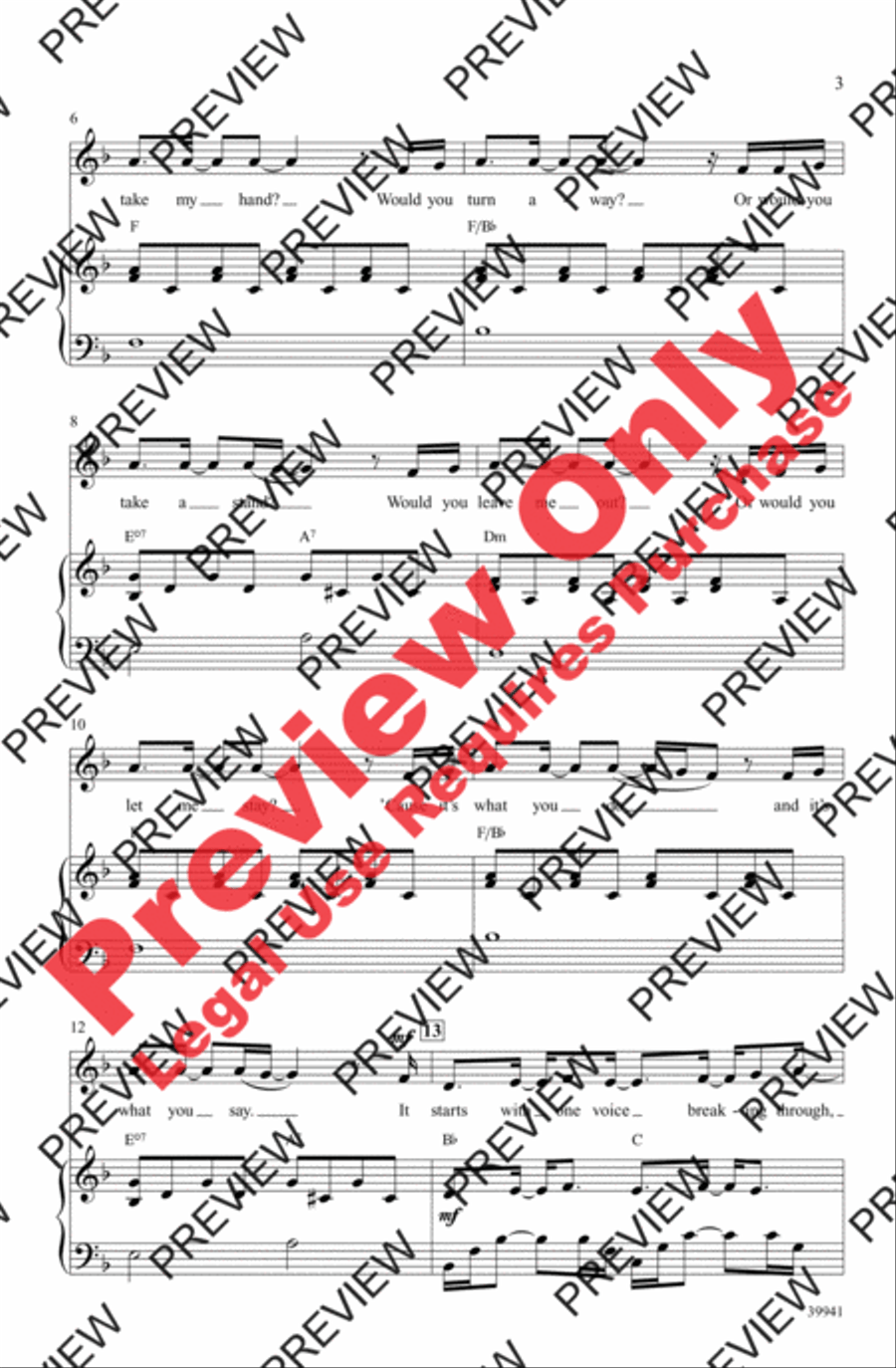The Power of One - SoundTrax CD (CD only) Choir scores gallery preview page 3