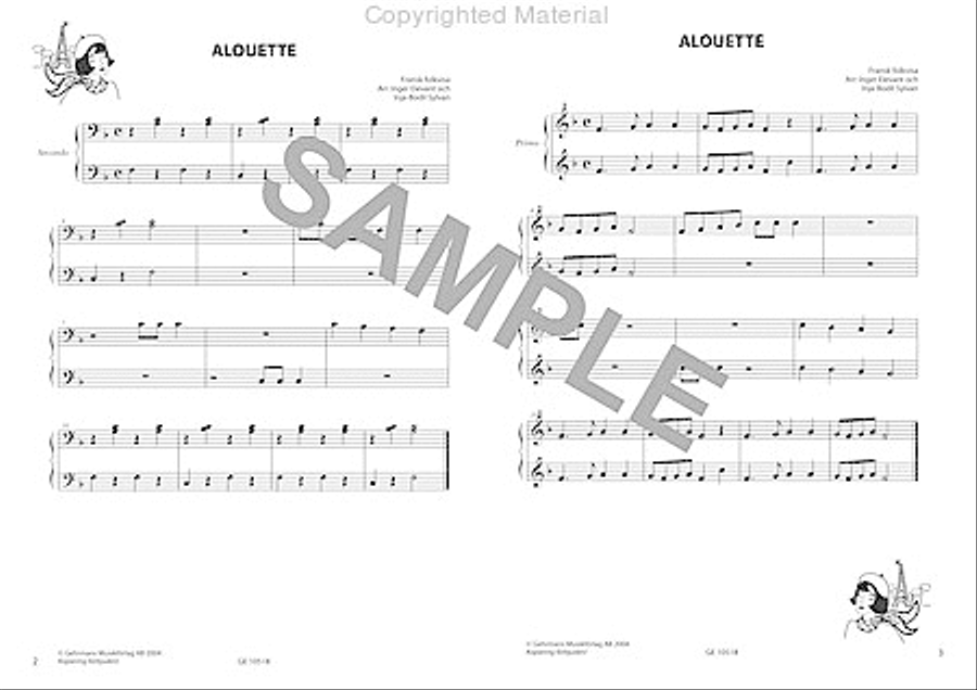 20 fingrar vid pianot Piano Duet scores gallery preview page 2