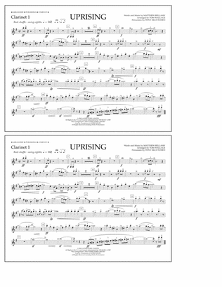 Uprising - Clarinet 1