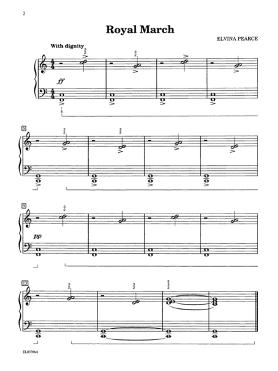 Excursions, Book 1: 12 Original Piano Solos for Early-Level Pianists Piano Method scores gallery preview page 3