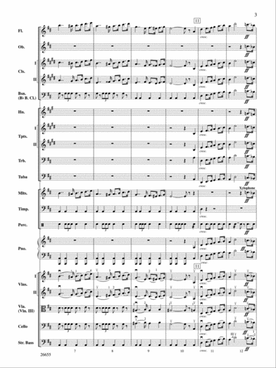 Robin Hood and His Merry Men Full Orchestra scores gallery preview page 3
