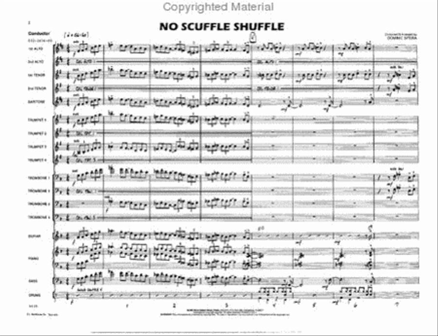 No Scuffle Shuffle No Scuffle Shuffle Jazz Ensemble scores gallery preview page 2