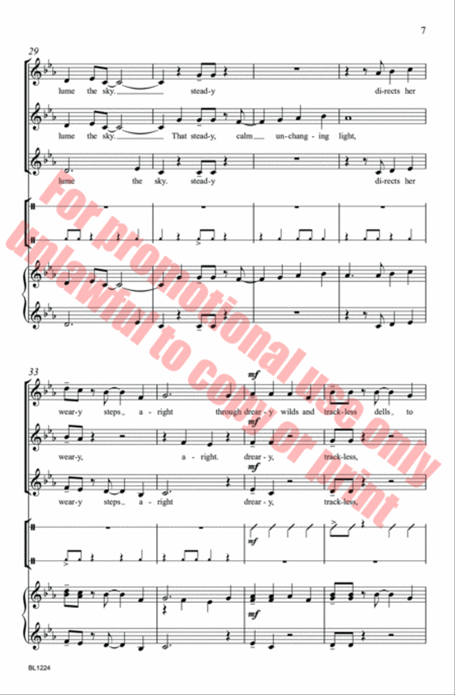 Freedom's Hallowed Light SSA scores gallery preview page 7