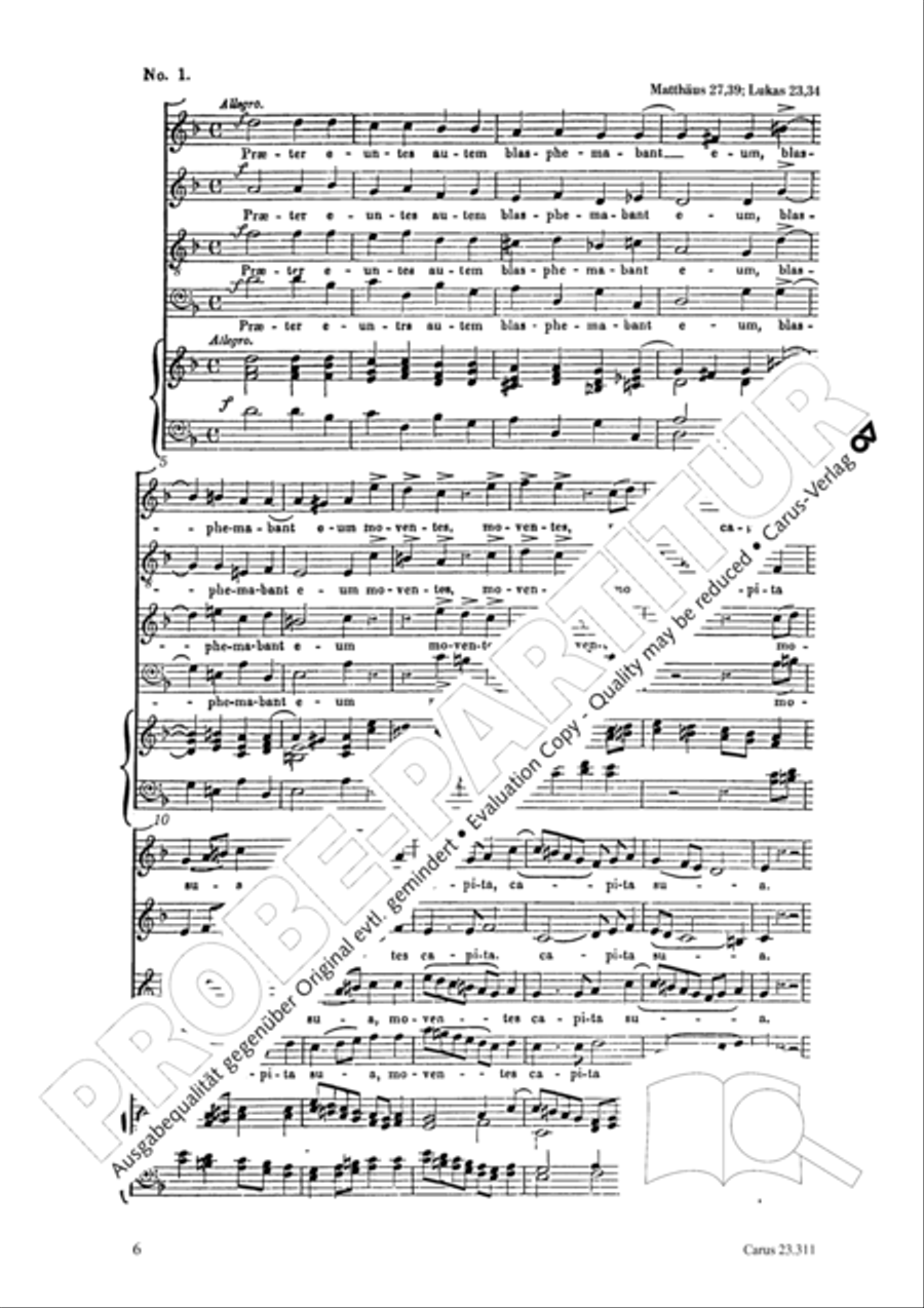 Les sept paroles du Christ sur la croix 4-Part scores gallery preview page 7