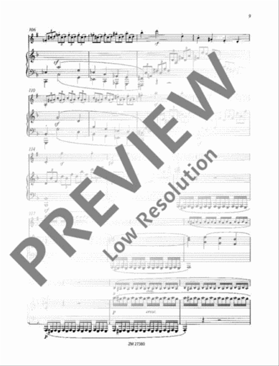 Sonata in F major (Spring Sonata) Clarinet Solo scores gallery preview page 10