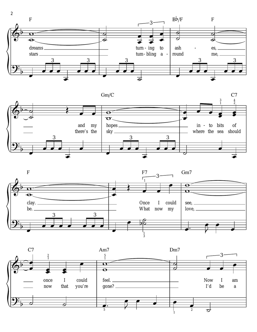 What Now My Love What Now My Love Easy Piano scores gallery preview page 2