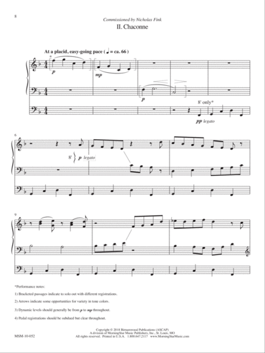 Melodic Suite Organ scores gallery preview page 6