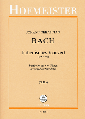 Book cover for Italienisches Konzert, BWV 971