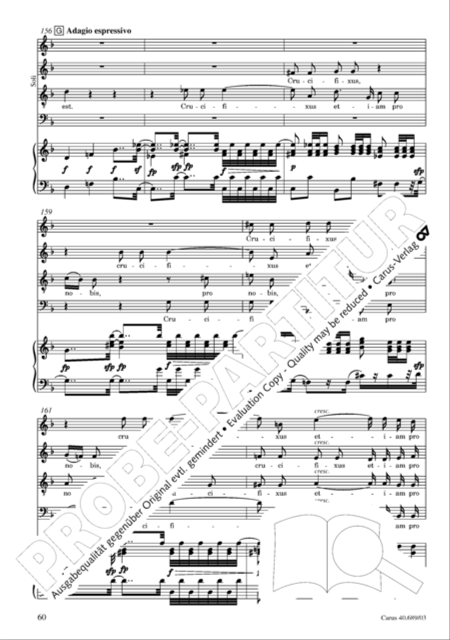 Missa solemnis Missa solemnis 4-Part scores gallery preview page 61