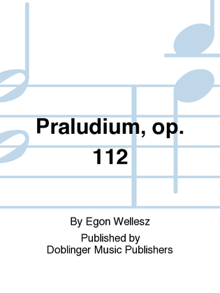 Book cover for Praludium op. 112
