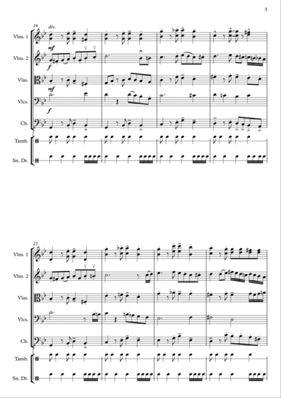 El Tango de la Venganza String Orchestra scores gallery preview page 4
