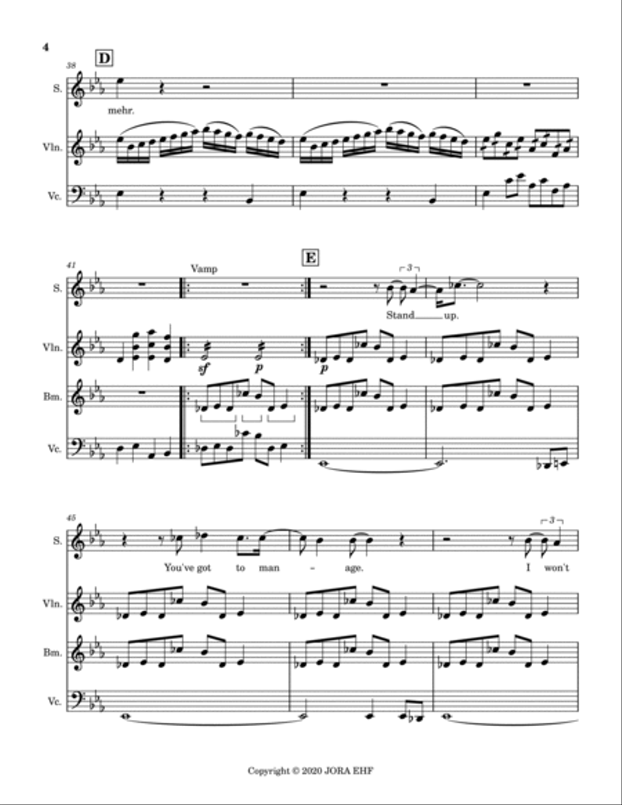 Army Of Me Piano, Vocal, Guitar scores gallery preview page 4