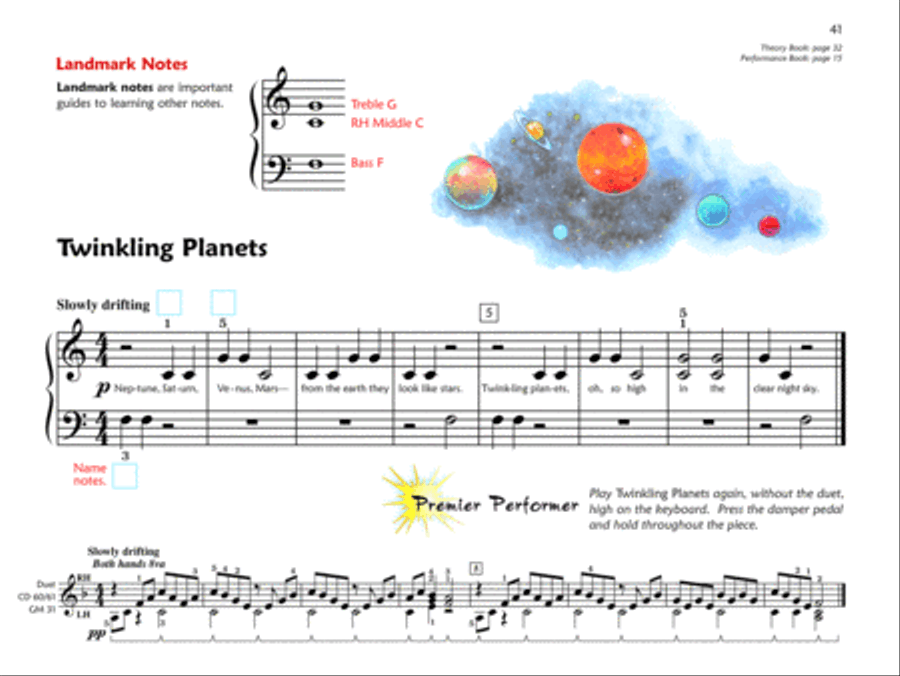 Premier Piano Course Lesson Book, Book 1A Piano Method scores gallery preview page 6