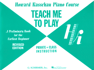 Book cover for Teach Me to Play: Preliminary Beginner Book