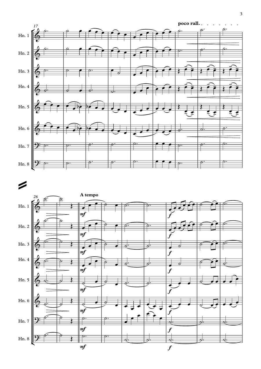 Band Of Brothers - Main Title Brass Ensemble scores gallery preview page 3