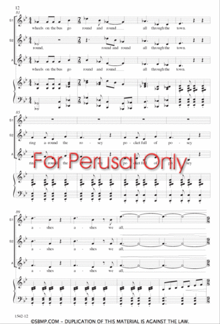 KidSong - SSA Octavo SSA scores gallery preview page 11