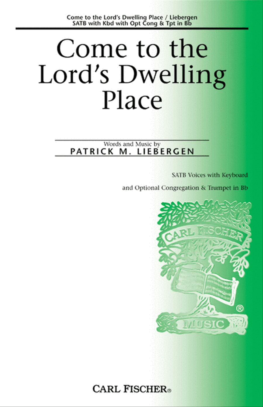 Come To the Lord's Dwelling Place 4-Part scores gallery preview page 1