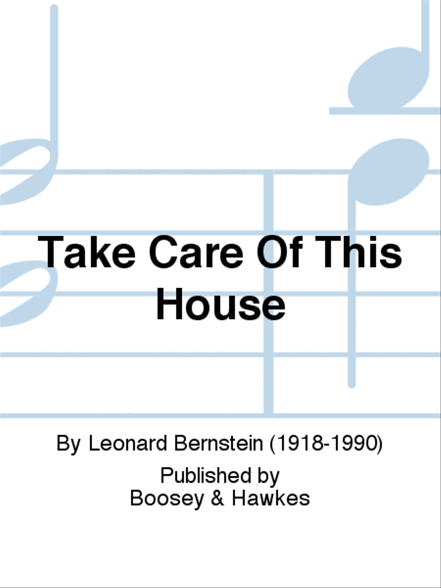 Take Care Of This House Women's Choir scores gallery preview page 1