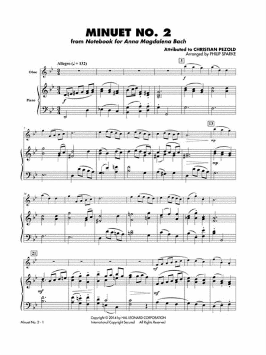 Classical Solos for Oboe, Vol. 2 Oboe Solo scores gallery preview page 5