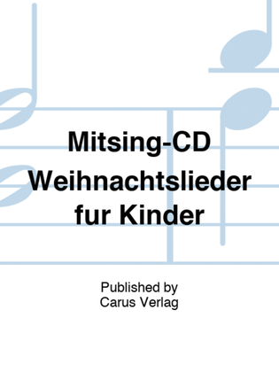Book cover for Mitsing-CD Weihnachtslieder fur Kinder