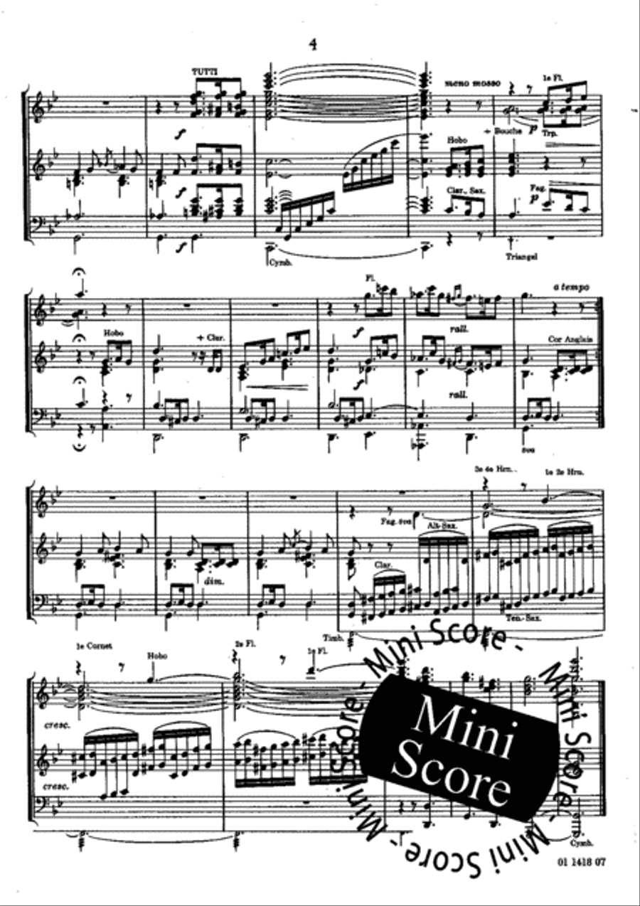 Cataluna Concert Band scores gallery preview page 19