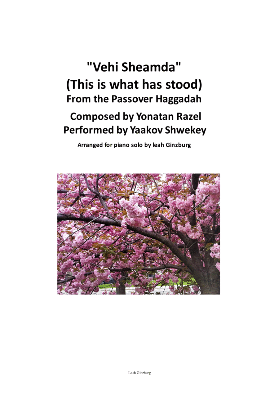 Vehi Sheamda Piano, Vocal, Guitar scores gallery preview page 1