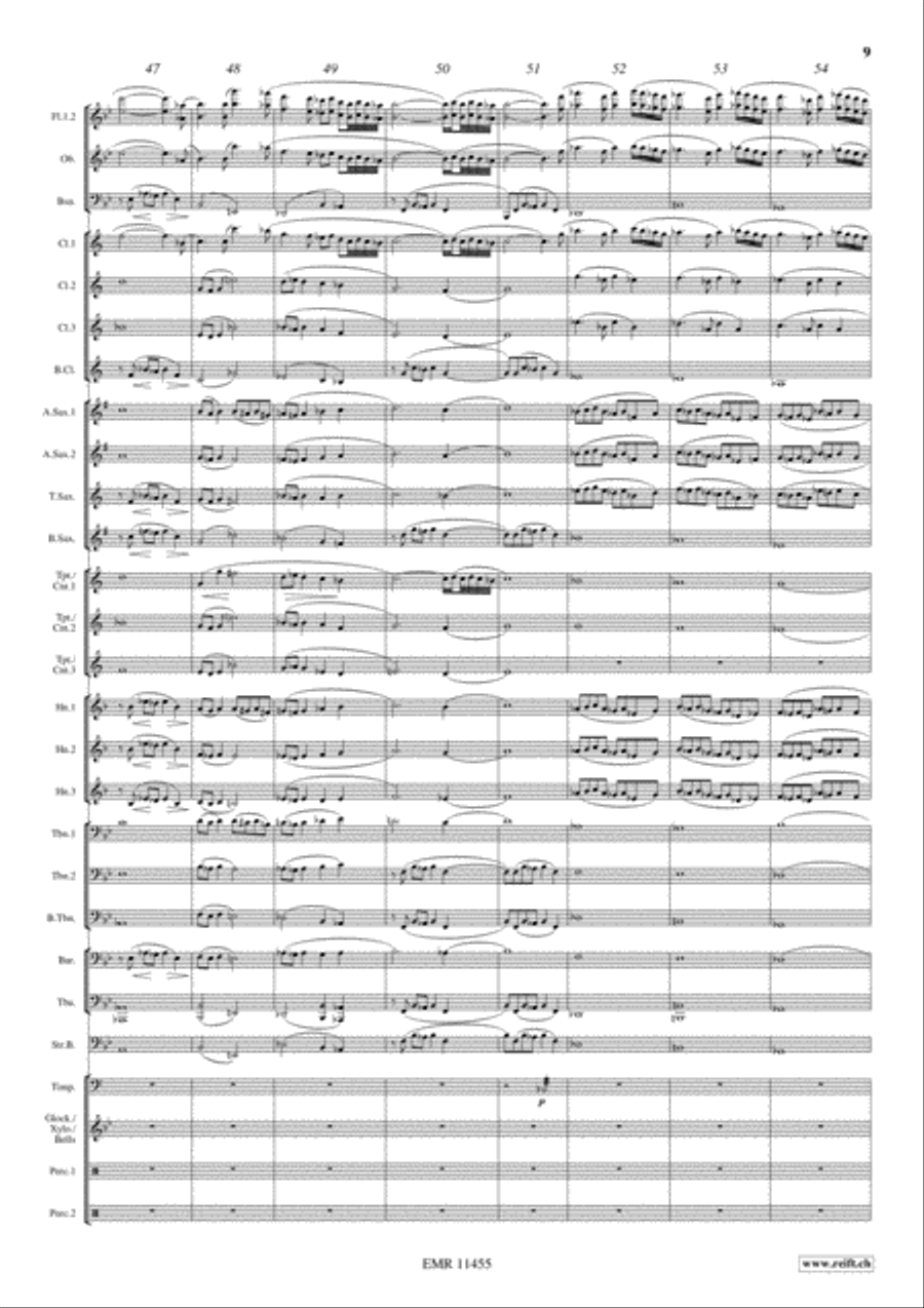 Ben Hur Suite Concert Band scores gallery preview page 10